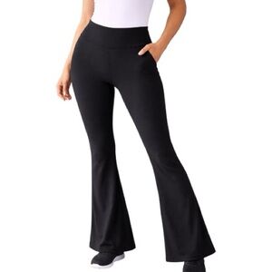 SPANX Black Flared Leggings Bootcut Pants – Women’s Large | High Rise